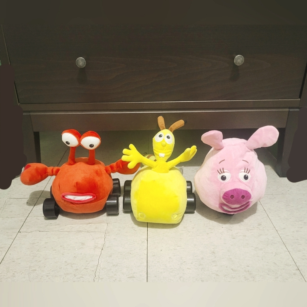 TaxiCrab Bungo Zooter Jungle Junction Plush Vintage Bundle Set - Disney Store